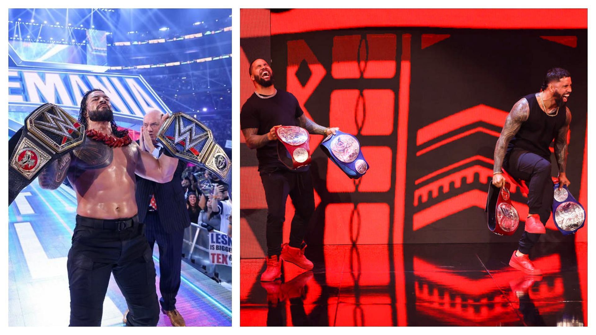 The Bloodline hold 6 championships simultaneously